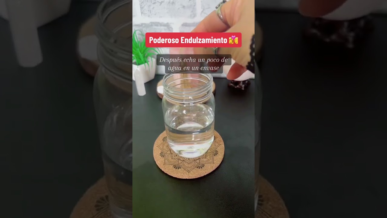 M&eacute;telo en agua con az&uacute;car y vu&eacute;lvelo loco de amor por ti | Poderoso endulzamiento