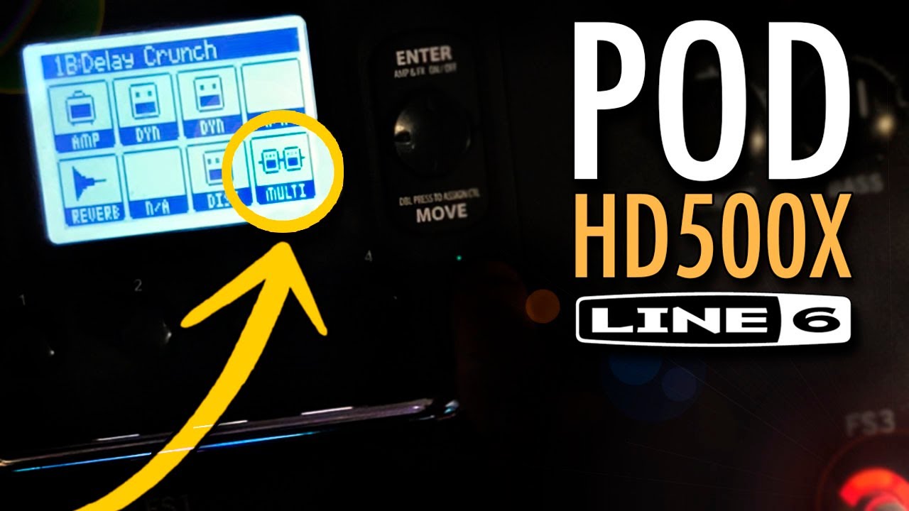 POD HD500X | Asignar varios EFECTOS a un solo PEDAL - R.G.R.