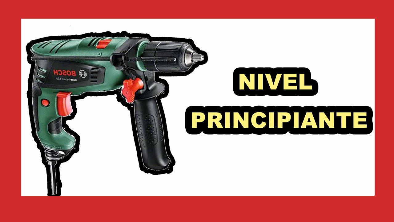 ✔️ Cómo usar un taladro para PRINCIPIANTES