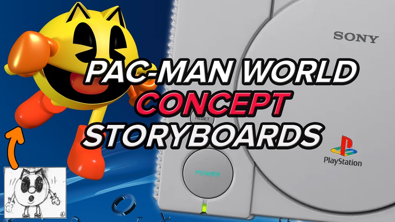 Pac-Man World 20th Anniversary concept storyboards #pacmanworldrepac #pacman #ps1 #ps4 #games #pc