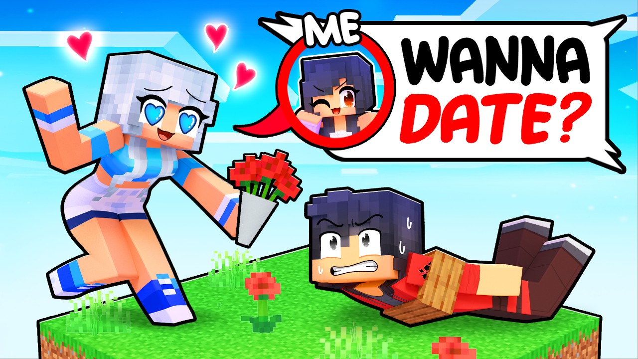 DATING as a CRAZY FAN GIRL in Minecraft!