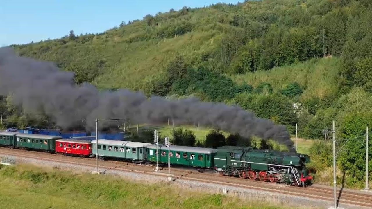 Parní vlaky. Setkání parních vlaků. Dolní Lipka - 2024