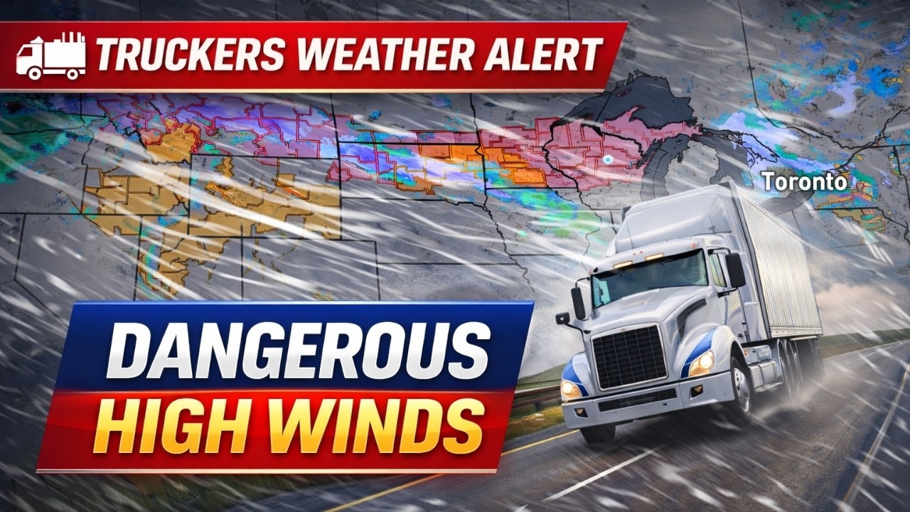 🔴 LIVE US Truckers Weather Radar | Wind & Storm Alerts
