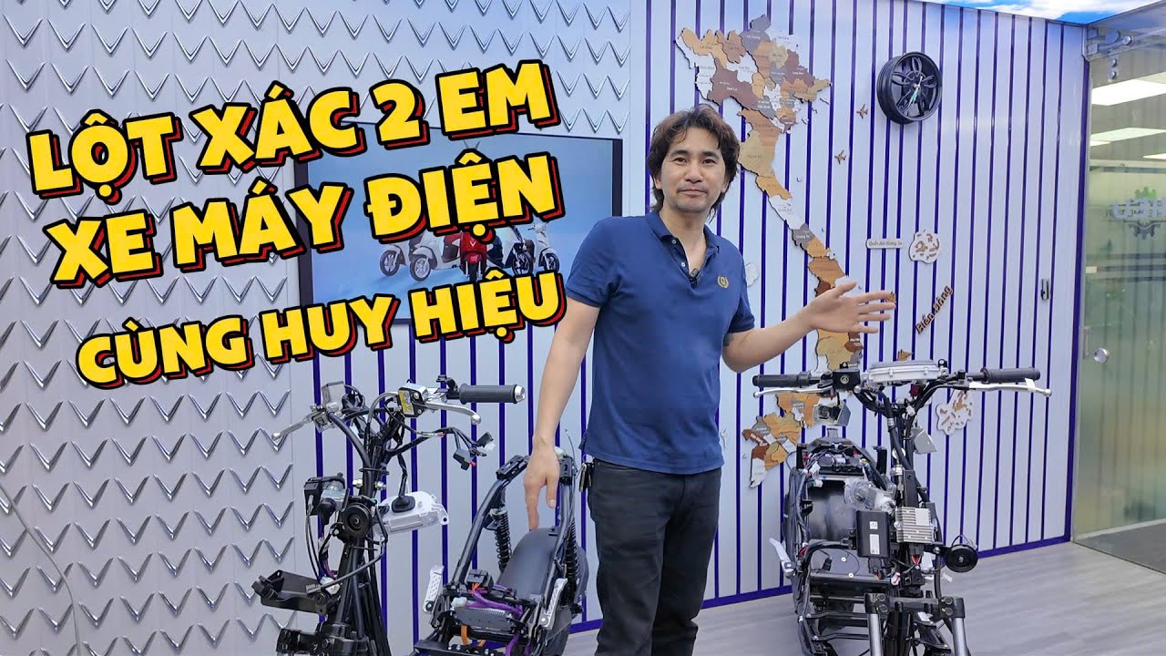 SO S&Aacute;NH EVO200 LITE VINFAST V&Agrave; ICON E HONDA: LỘT X&Aacute;C 2 EM XE ĐIỆN - KIỂM TRA ĐỘNG CƠ!