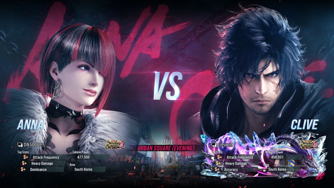 T8 🔥 УЛЬСАН (Анна) против КРЕСЕНТА (Клайв) 🔥 Высокоуровневый геймплей Tekken 8