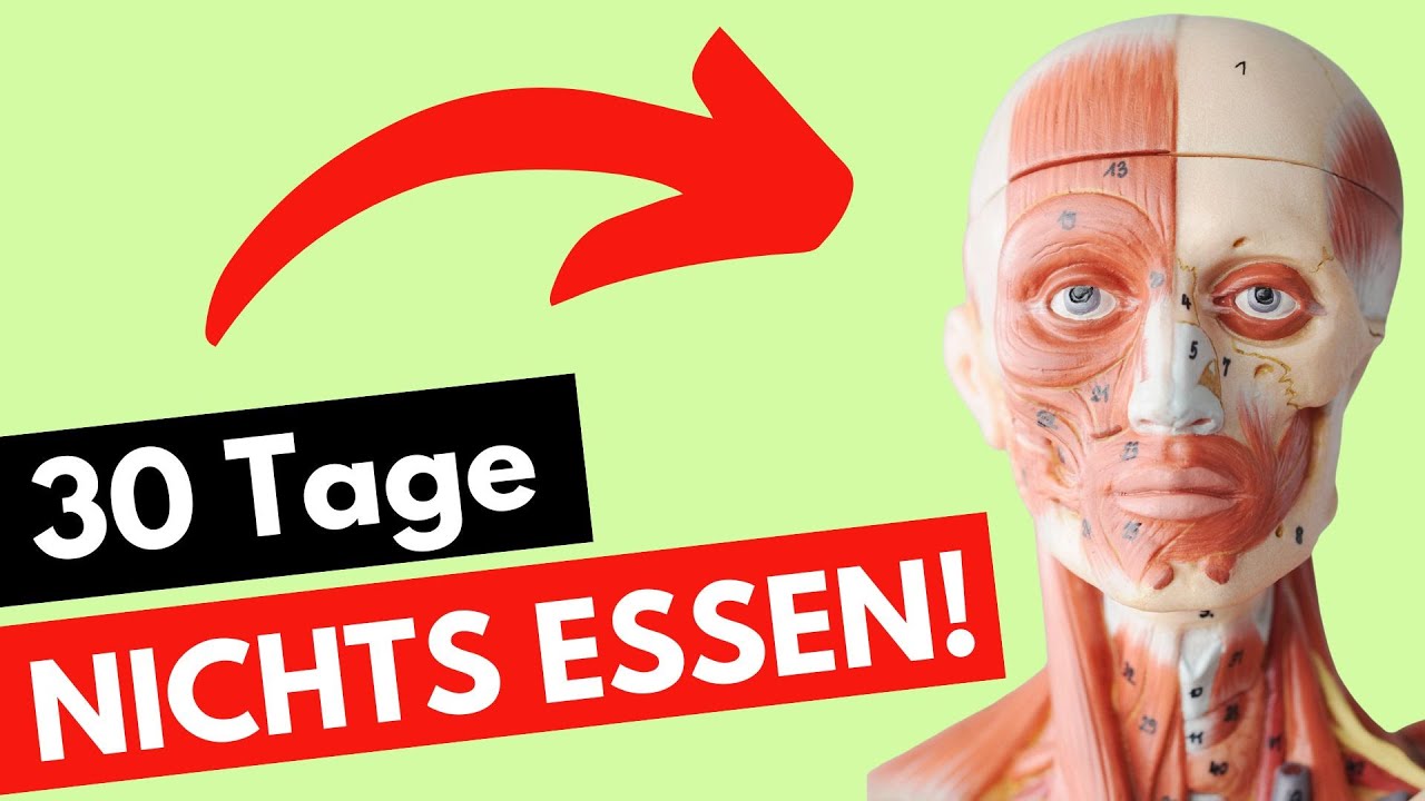 DAS passiert mit deinem Körper, wenn du 30 Tage NICHTS isst!