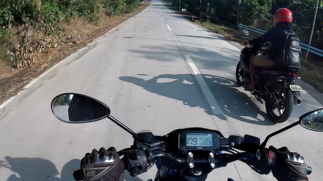 Suzuki GSX S150 vs Yamaha Sniper 150 (Unexpected Race)