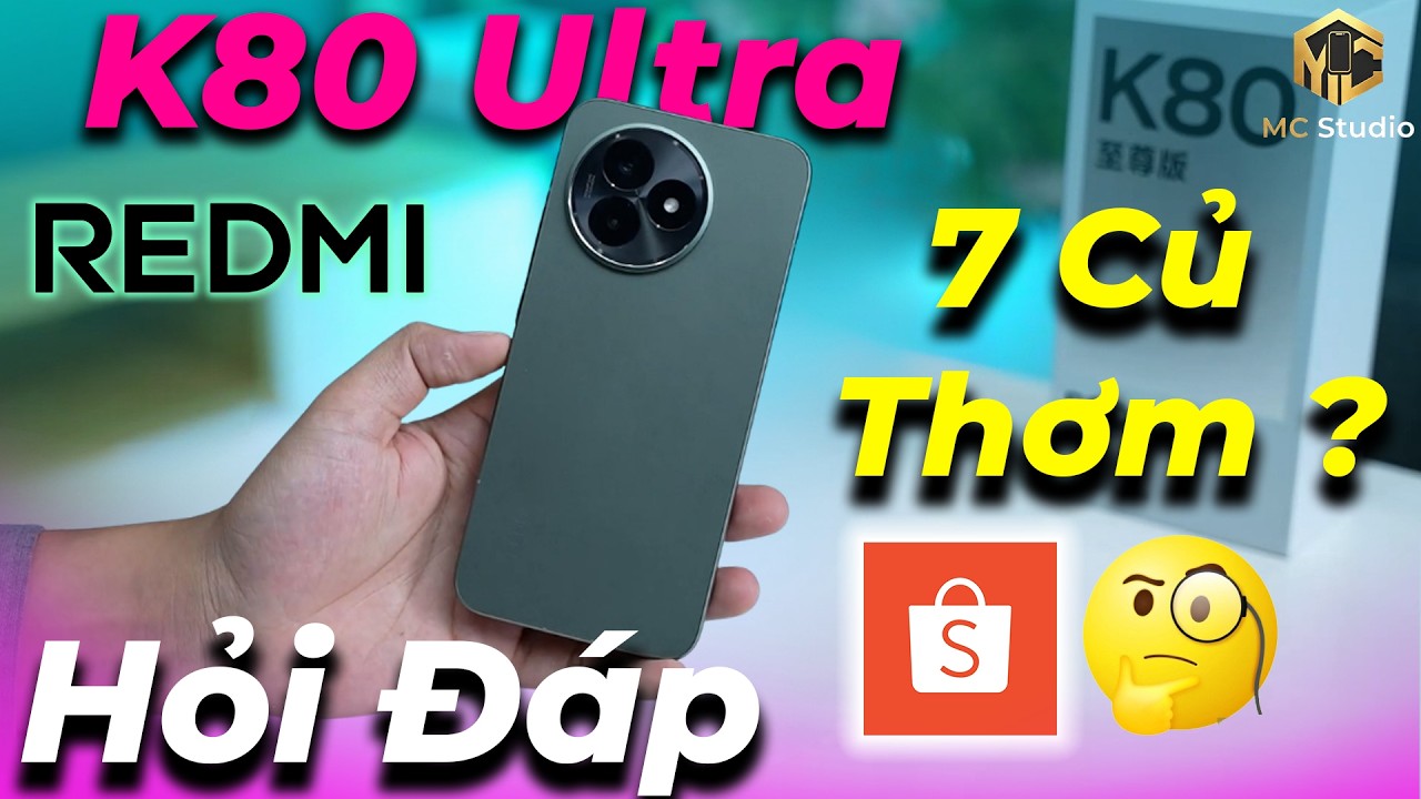 Redmi K80 Ultra giá 7 triệu? Loa iQoo 15 Ultra hay hơn Redmi K90 Pro Max?