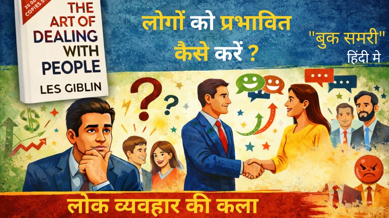 The Art of Dealing with People  Book Summary | लोक व्यवहार की कला 🤝