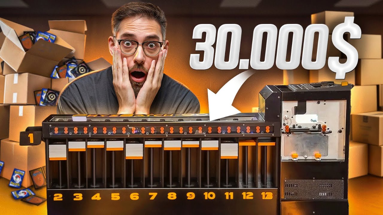 J’ai testé la machine à 30 000 $ qui trie les cartes toute seule !