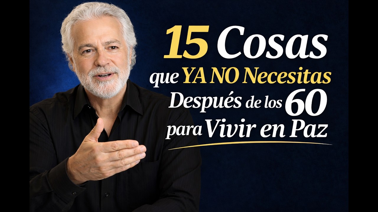 15 Cosas que YA NO Necesitas Después de los 60 para Vivir en Paz