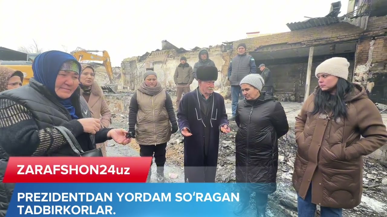 NAVOIY VILOYATI ZARAFSHON SHAHRI MOʻJIZALAR MAYDONCHASIDAGI YONGʻINDAN TALOFAT KOʻRGAN TADBIRKORLARN