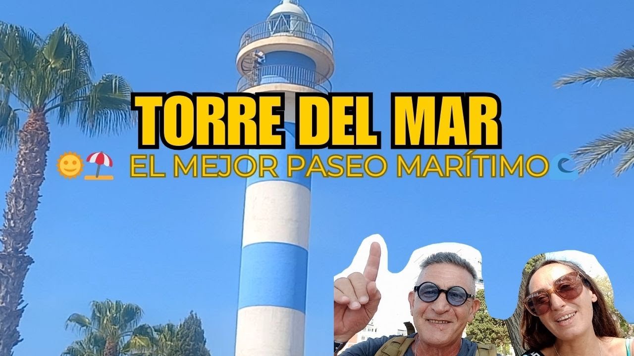 🌊⛱️ TORRE DEL MAR. El mejor paseo mar&iacute;timo de toda EUROPA🌞✈️🛣️