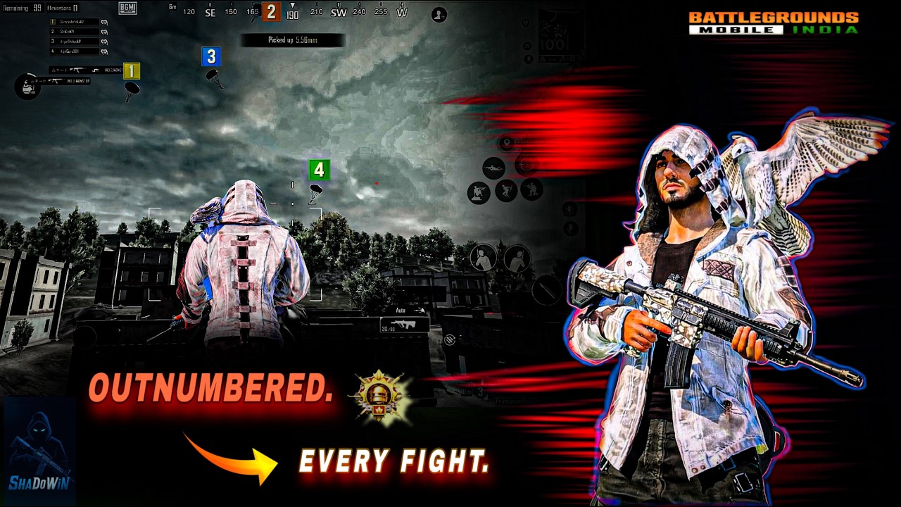 Outnumbered in Every Fight 😰 | BGMI Tactical Gameplay