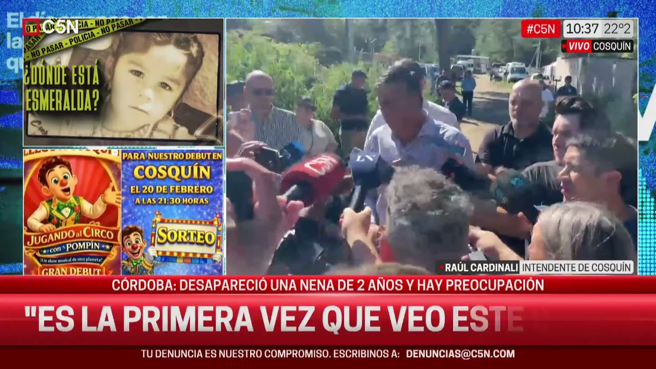 El INTENDENTE de COSQUIN: 