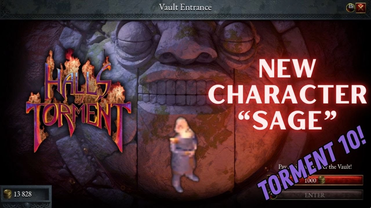 New Character SAGE is DISGUSTING on Torment 10! + How to Unlock | Halls of Torment 1.0