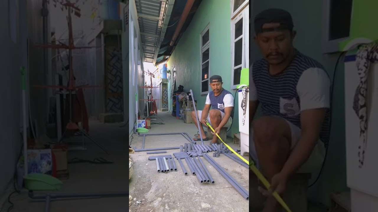 Tutorial buat ayunan bayi dari pipa paralon.