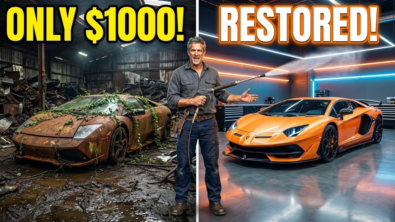Abandoned $1000 Lamborghini Restoration: The Ultimate Supercar Resurrection
