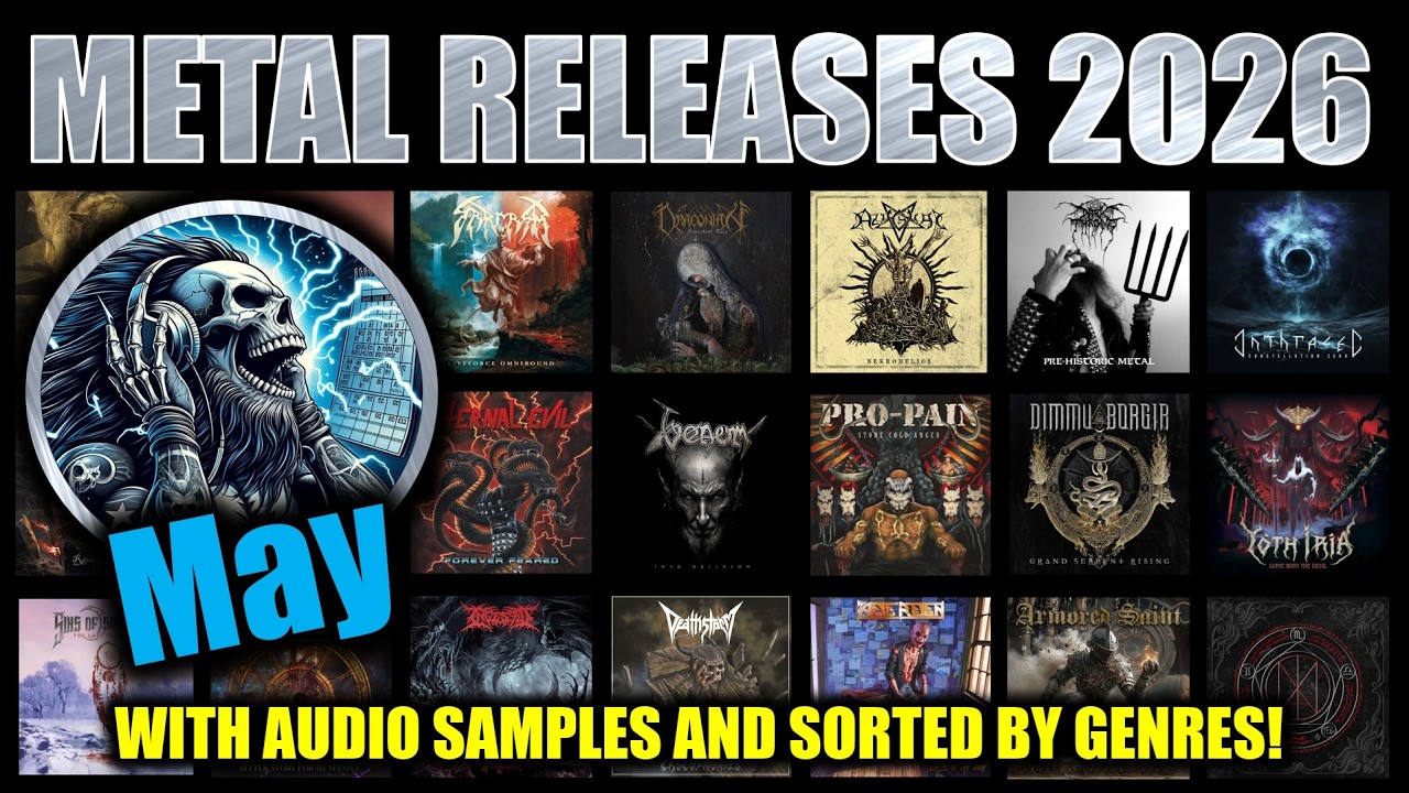 New Metal Albums May 2026 - Preview of Upcoming Metal releases May 2026 #newmetal