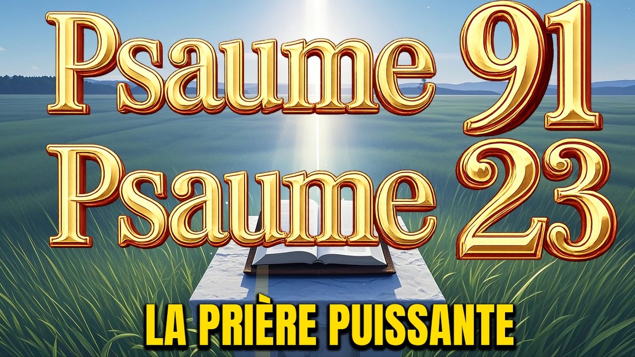 PRIÈRE DU JOUR 10 MARS – PSAUME 91 et PSAUME 23–Les deux PRIÈRES LES PLUS PUISSANTES de la BIBLE