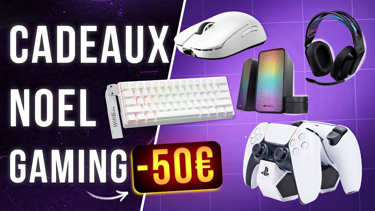 15 ID&Eacute;ES DE CADEAUX DE NOEL GAMING PAS CHER A MOINS DE 50 EUROS ! 2025 AMAZON