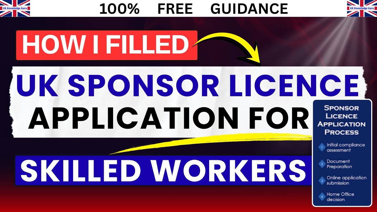 How to fill UK Sponsor Licence Application for Skilled Workers | My Real Step by Step Process