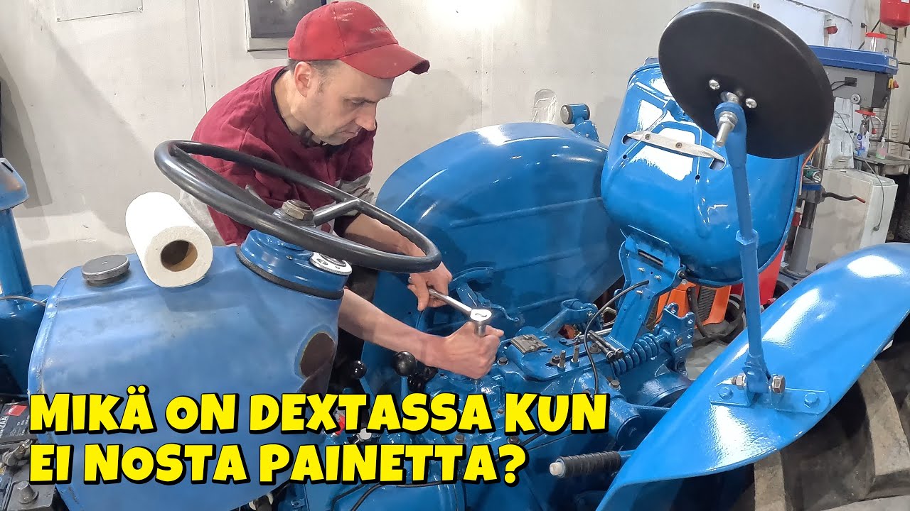 Fordson DEXTA - Hydrauliikka ei nosta painetta, vian hakua