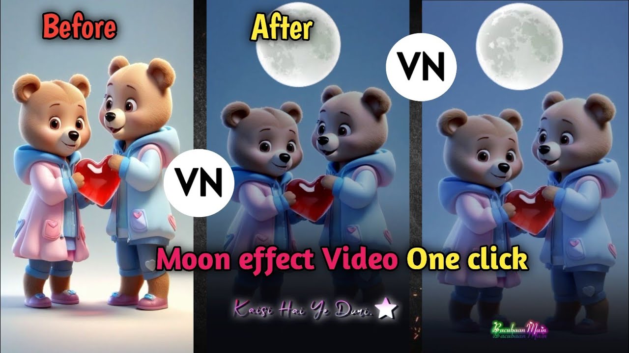 Moon Effect video Edit || vn tutorial || insta viral real 🤑 || #viral #vnvideoeditor #vnapp