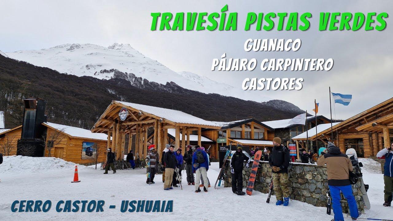 Pistas FACILES en Cerro Castor - Las mejores VERDES en Ushuaia