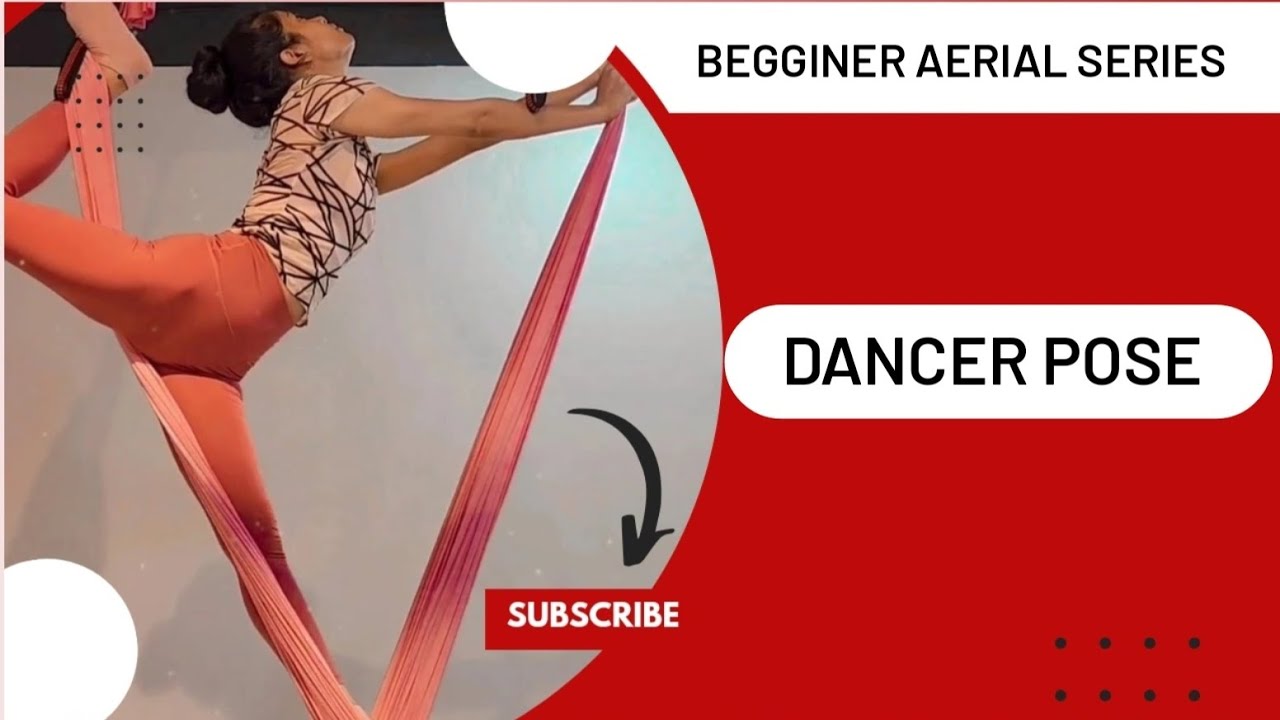 Aerial Yoga Tutorial | Dancer pose.