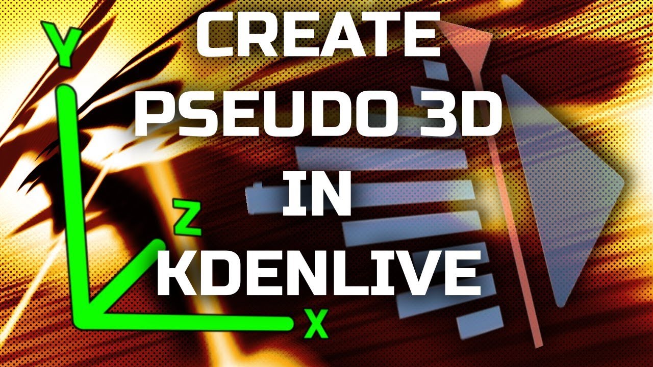 Kdenlive Tutorial: Knife Throwing In 3D Space 