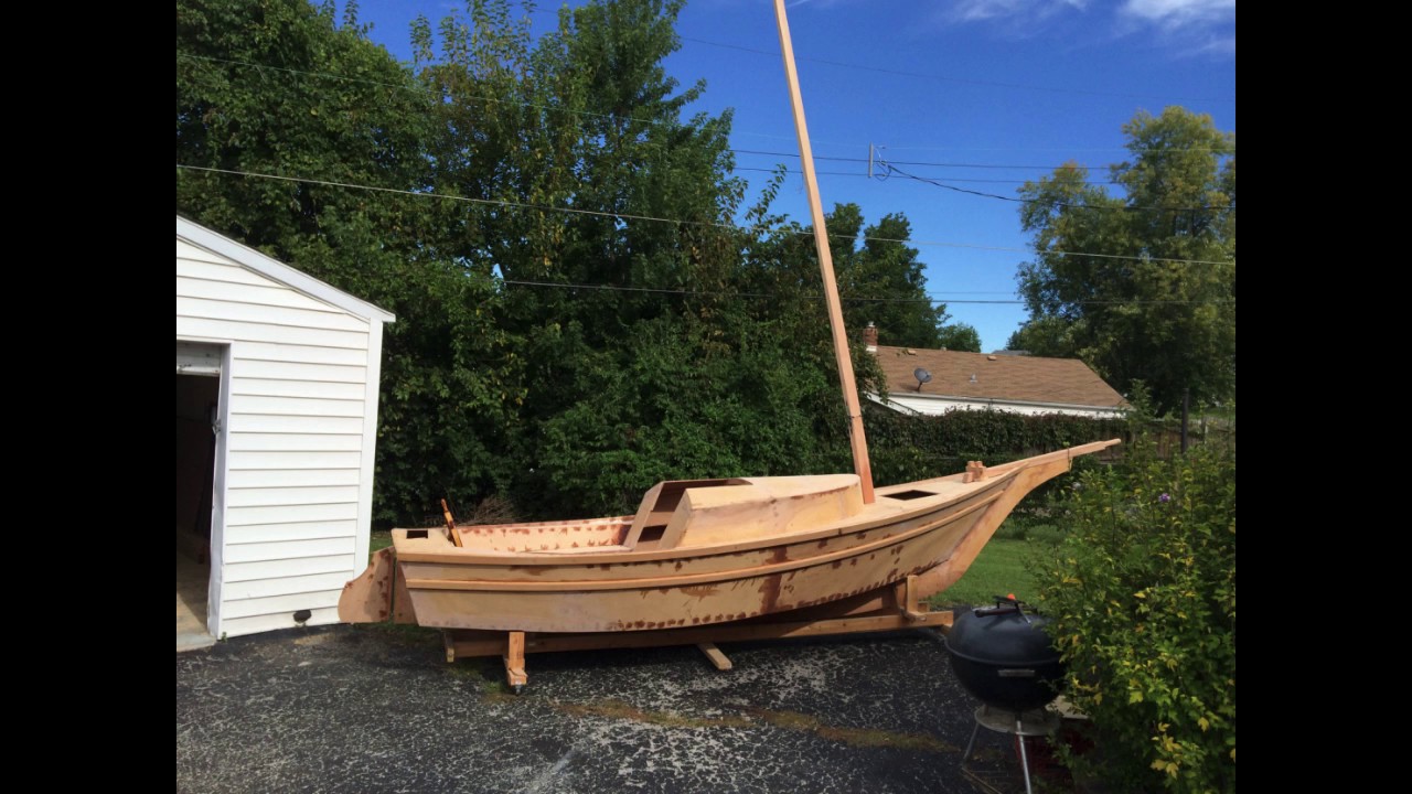 Weekender Sailboat Construction and launch
