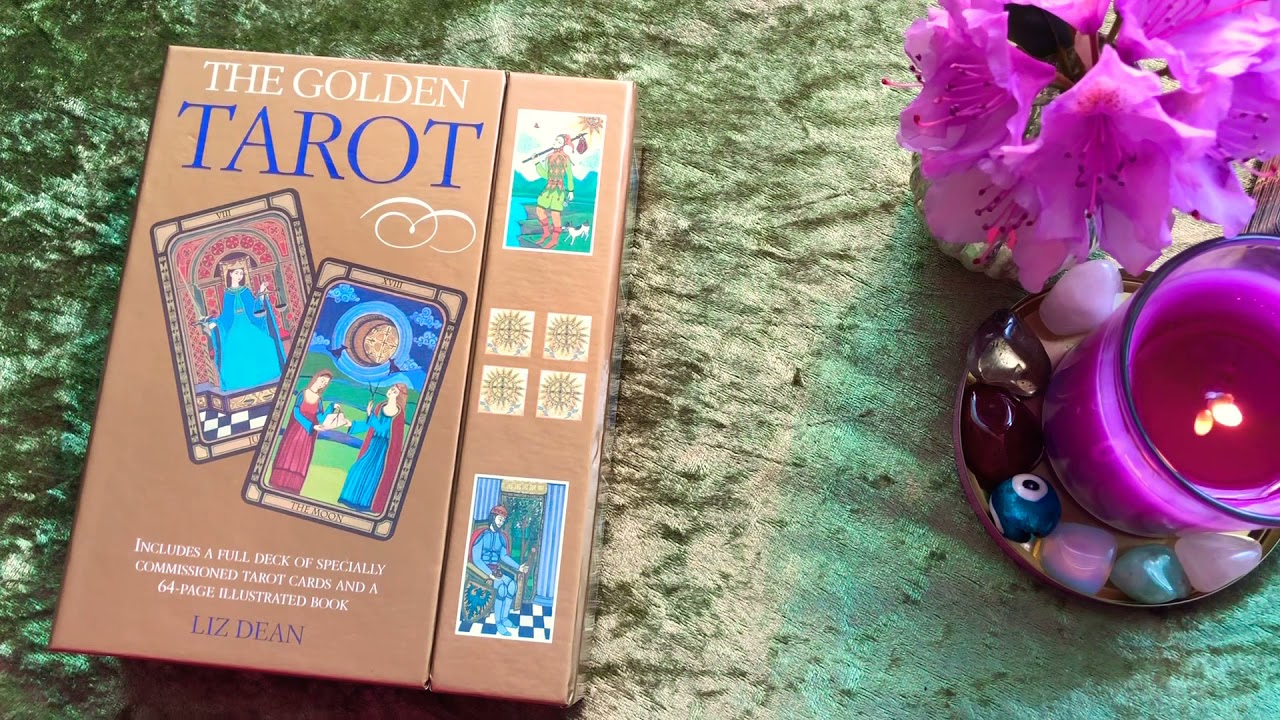 The Golden Tarot  by LIZ DEAN Full Flip Through #Tarot#unboxing