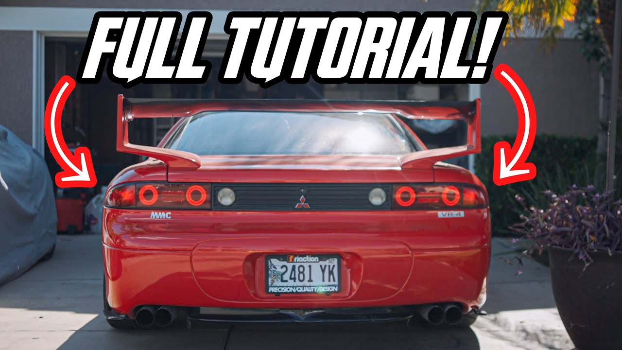Как сделать светодиодные задние фонари своими руками! | Mitsubishi 3000GT