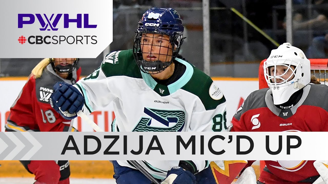 PWHL Mic&rsquo;d Up: &lsquo;Hit my goalie AGAIN&rsquo;, Boston Fleet&rsquo;s Lexie Adzija | #CBCSports