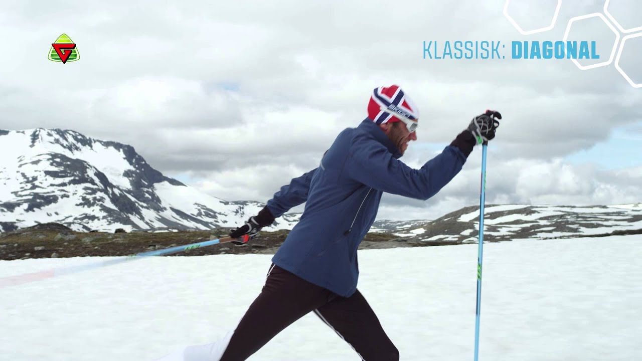 Skiteknikk med Odd-Bjørn Hjelmeset: Klassisk, Diagonal