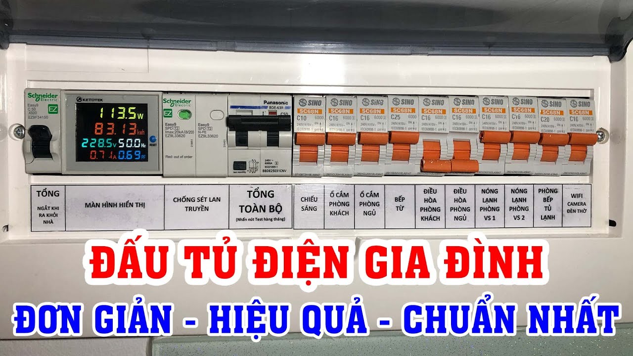 Nhiều người chưa chú ý đến vấn đề này trong đấu tủ điện gia đình - Hướng dẫn đấu tủ điện gia đình