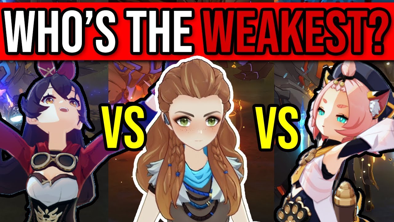 DPS SHOWDOWN! Aloy vs Diona vs Amber! WHO'S THE 