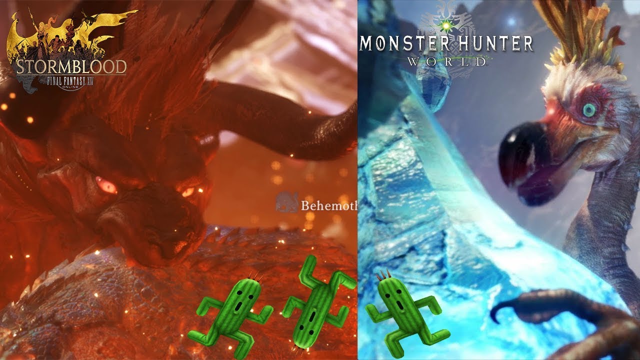 Final Fantasy Crossover in Monster Hunter World