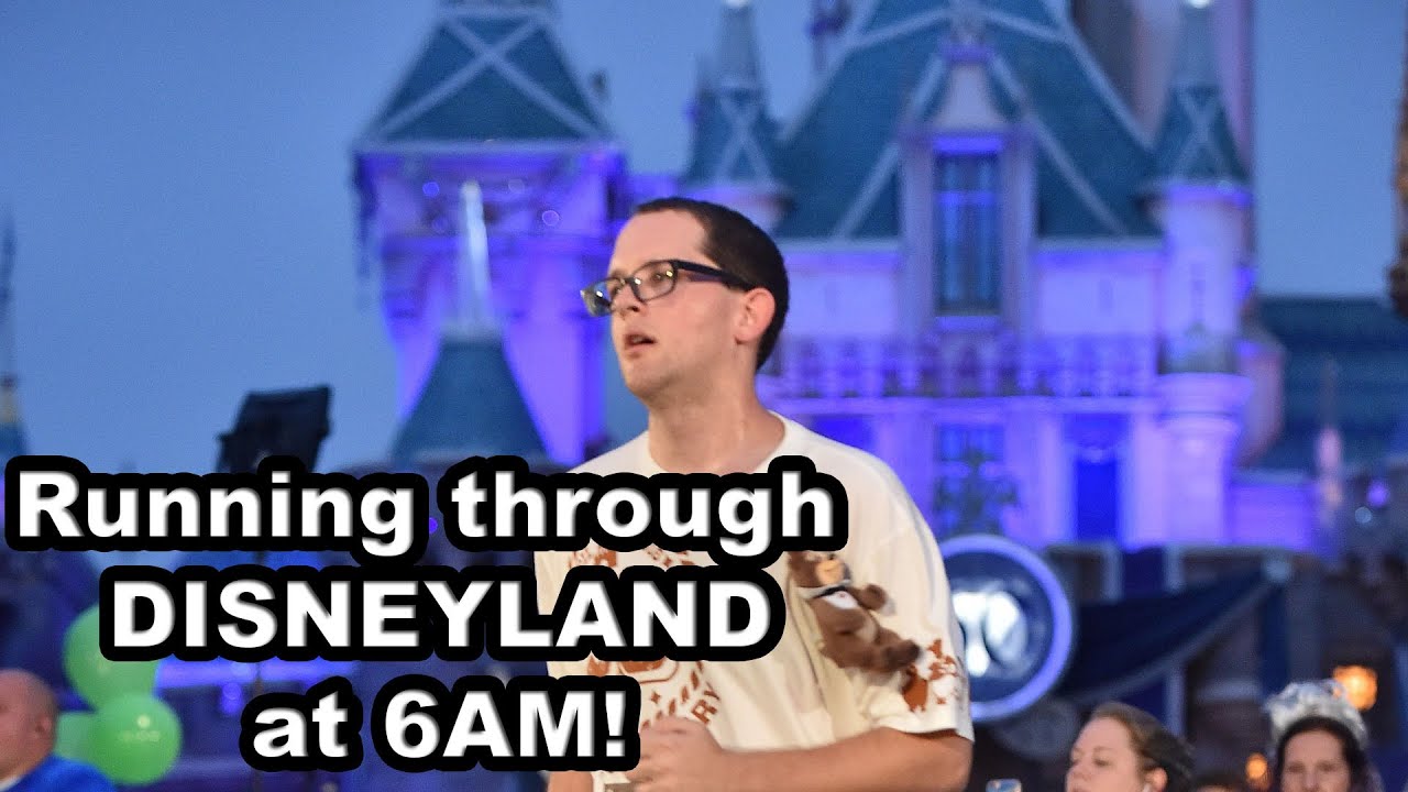 Running through Disneyland at 6AM!