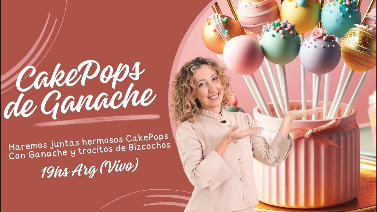 CakePops de Ganache de Chocolate - Super facil y Practico