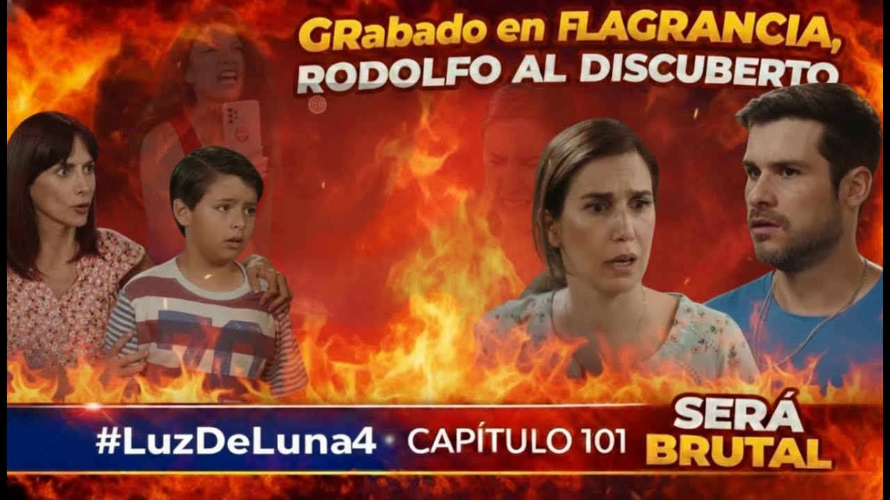 Avance del capitulo 101 Luz de Luna 4 la Despedida|📹 Grabado en flagrancia, Rodolfo al descubierto⚠️