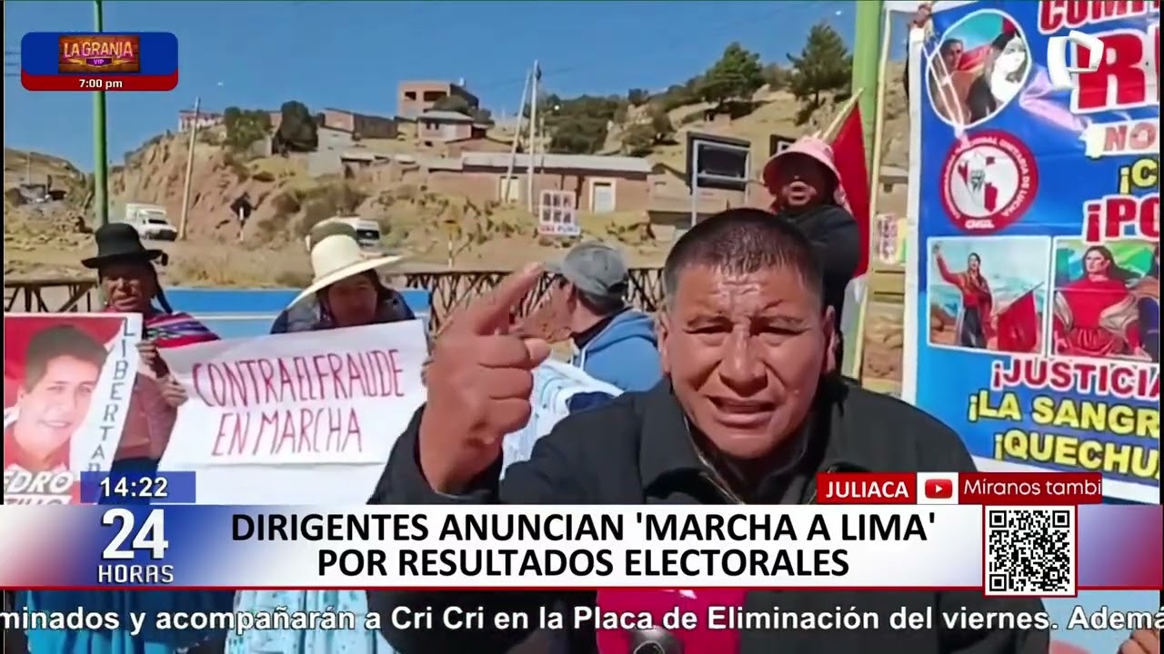 Dirigentes convocan movilizaci&oacute;n por resultados electorales