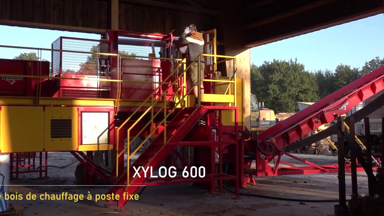 RABAUD : combiné de bois de chauffage : XYLOG 600 poste fixe