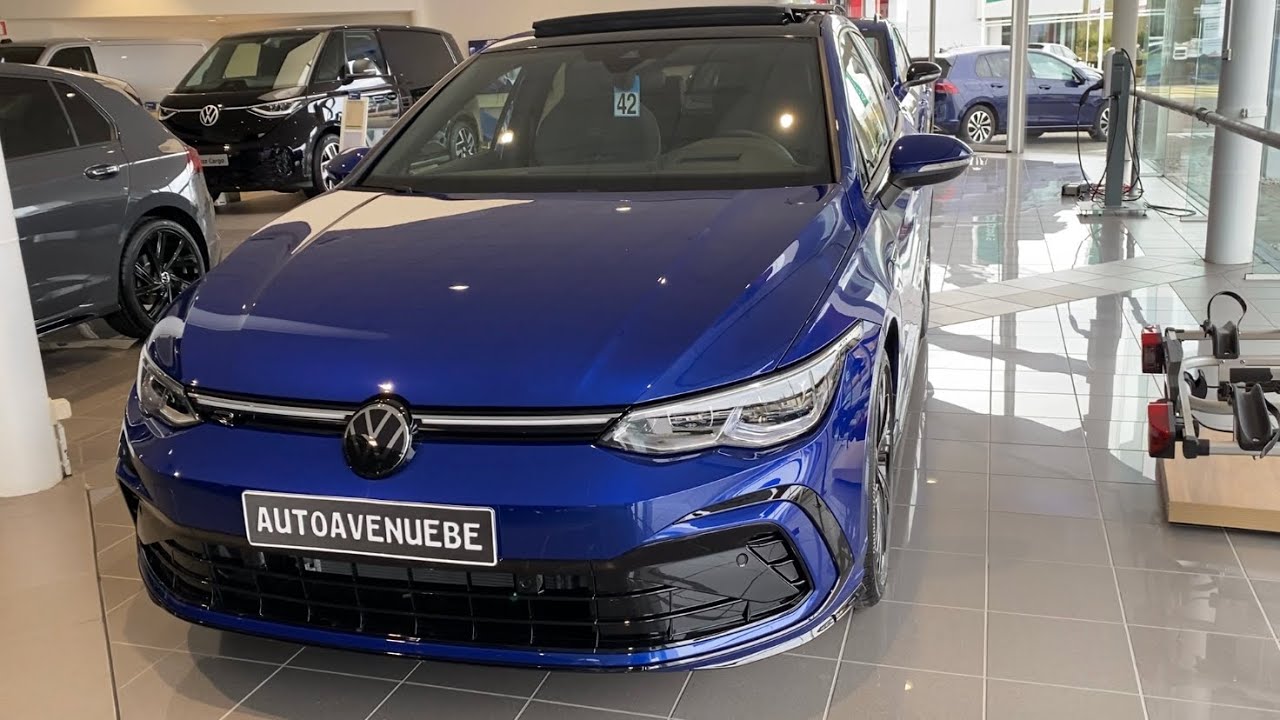 New Volkswagen Golf 8 R-Line - Sound, Interior and Exterior