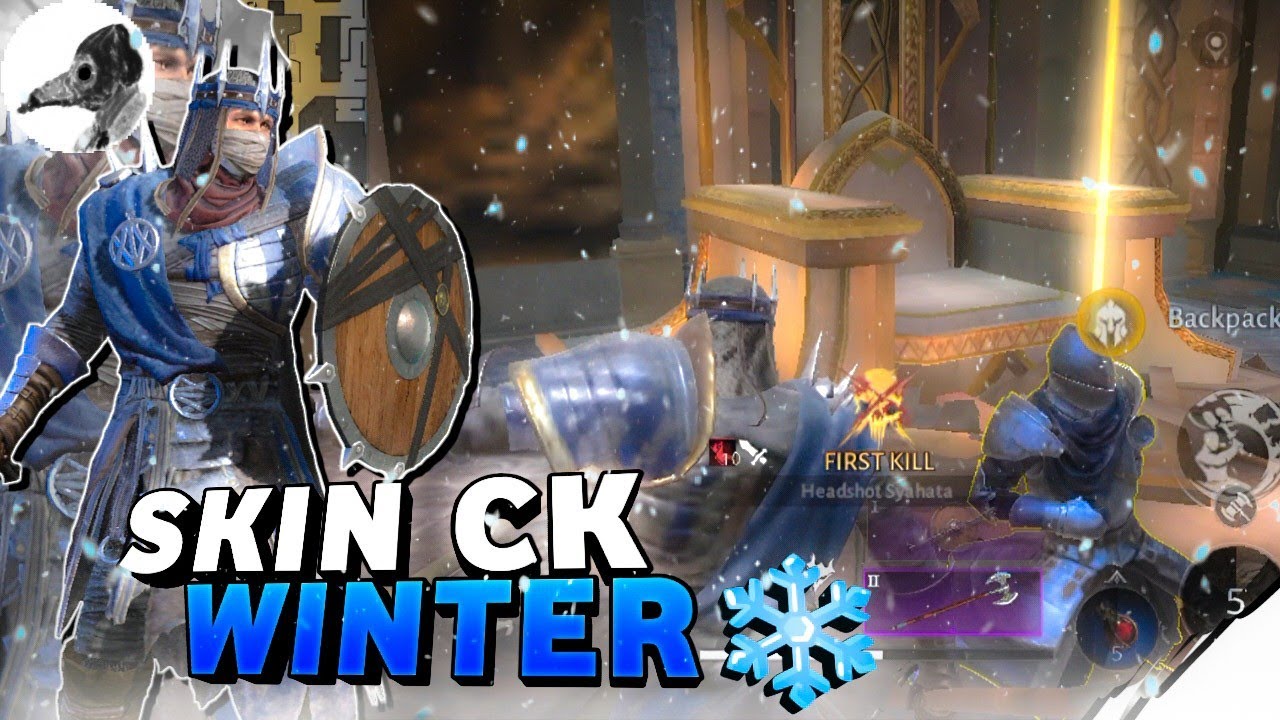 TRYING OUT THE NEW WINTER SKIN FOR CURSE KNIGHT❄| Gold and Glory