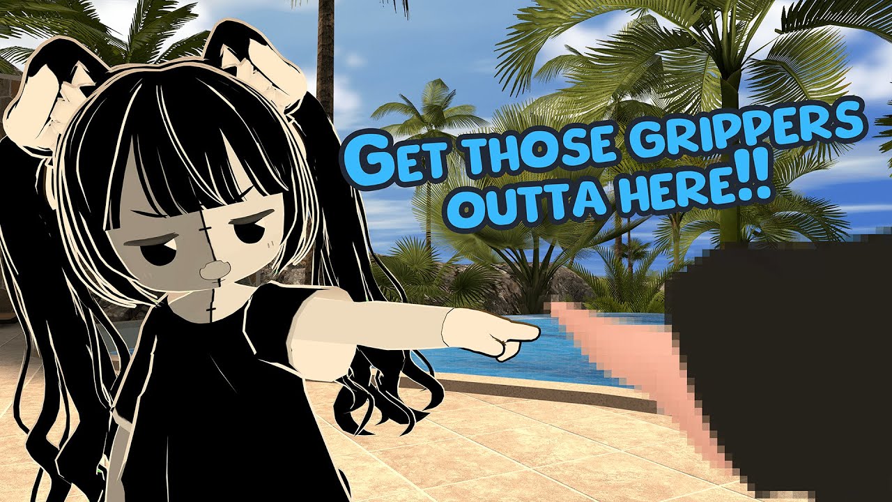 Gremlin Vtuber slaps them grippers