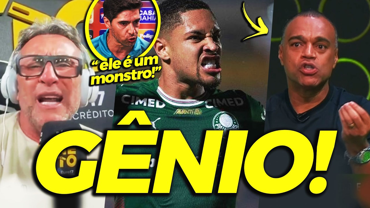 DENILSON SHOW E NETO SE RENDEM AO ABEL FERREIRA APÓS TÍTULO! 