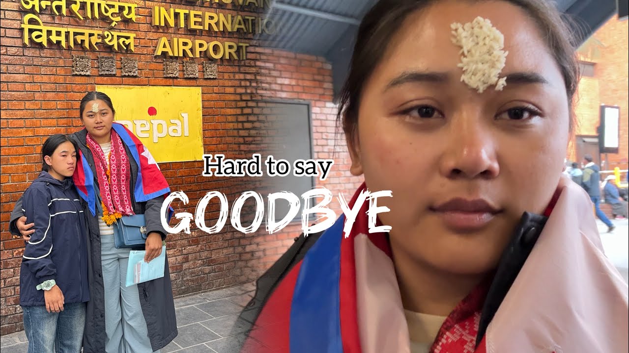 Hard to say goodbye to loved ones 🥺Back to UK🇬🇧 