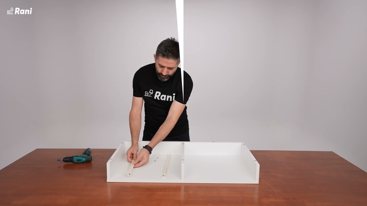 📐 Çekmece Rayı Nasıl Takılır? | Tekerlekli Ray Montajı